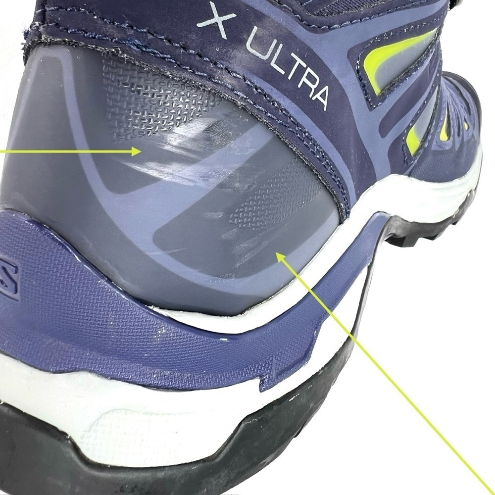 Salomon X Ultra 3 Mid GTX Hiking Boots Women’s Size 9.5 Blue Goretex EUC - Picture 10 of 13